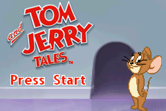 Tom and Jerry Tales title screen for GameBoy Advance